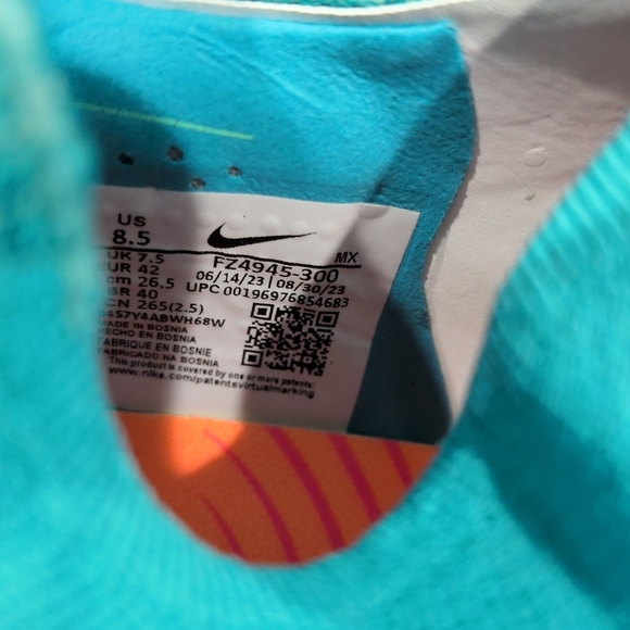 Sz 8.5 Nike Soccer Cleats Phantom Luna II EL LV8 SG Pro AC P FZ4945-300 Men\'s main image 10